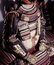 19th century, armour based on a 14th century, model and featuring sleeves in the Yoshitsune style