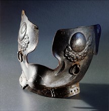 Half mask or Hambo made by a member of the Myochin family
