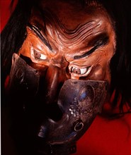 Half mask or Hambo made by a member of the Myochin family