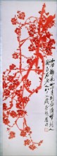 Painting by Chi Pai shih: Plum Blossom (hanging scroll)