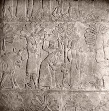 Stone relief from a corridor in the palace of Sennacherib