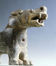 A classic Tiahuanaco incense burner in the form of a puma used during religious ceremonies centred on the great site of Tiahuanaco itself