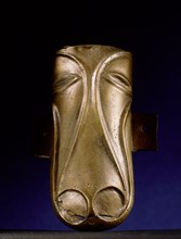 Chased bronze fitting representing a horses head
