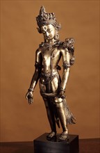 Avalokitesvara in his form of Padmapani   the bearer of the lotus flower