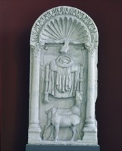 The serene harmony of this relief exemplifies the confident world view of the early Christians