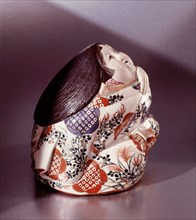 Incense box in the form of a female figure