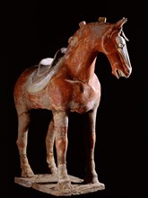 Buff pottery stallion