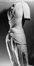 Marble figure of a Bodhisattva