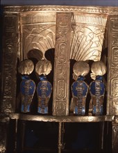 Back of the Golden Throne of Tutankhamun