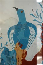 The Blue Bird fresco from the House of the Frescoes
