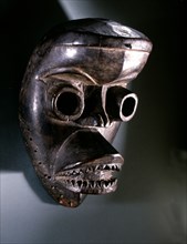 A mask of the Dan or neighbouring peoples
