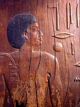 One of six panels from the mastaba of Hesire, a high official of King Zoser who was Chief of Dentists and Physicians as well as holding other titles