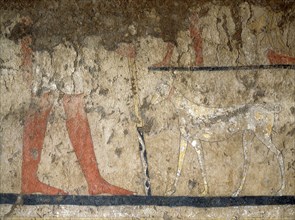 Fragment of a painting from the tomb of Ity
