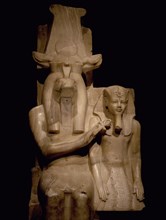 King Amenhotep III and the god Sobek, found on 27/07/1967 in a shaft at the bottom of the Sawahal Armant Canal