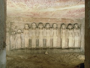 The tomb at Giza of Meresankh, one of the queens of Khephren
