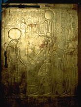 Details from Tutankhamuns shrine in the form of the second sactuary of the South (Per Wer)