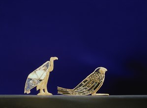 Bird amulets from the tomb of Hornakht, son of Osorkon II