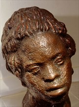 Head of an unidentified young woman