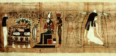 A vignette from the Book of the Dead of Lady Cheritwebeshet