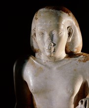 Statue of a seated dignitary from the court of pharaoh Psammetichus I