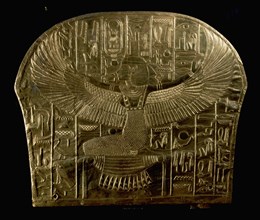 The winged goddess Isis offfering protection