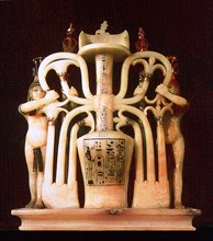 Perfume jar from the tomb of Tutankhamun