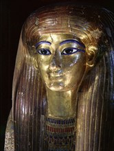 Mummy mask of Tuya, mother of Queen Tiye and grandmother of Akhenaten
