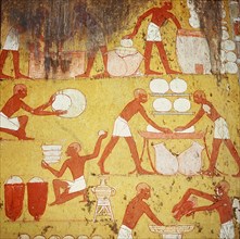Painting in the tomb of Qenamun, West Thebes