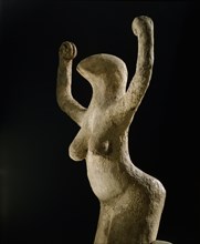 Statuette of a woman   Bird deity
