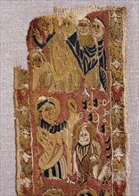 Textile with scenes from the New Testament