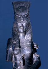 Statue of the goddess Isis one of the several commissioned by Amenhotep III to celebrate his jubilee (sed festival)