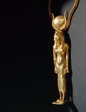 Gold pendant from the tomb of Wen  Djeba En Djed, senior official of Psusennes I