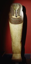 Mummiform coffin of Horankh, attributed to a funerary workshop at Heracleopolis Magna in the Fayum