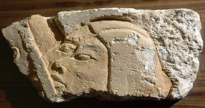 A fragment of a relief