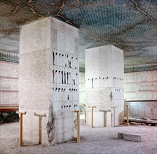 The burial chamber of Tuthmosis III