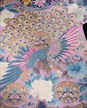 A detail of the phoenix robe which belonged to the Empress Dowager Tzu hsi