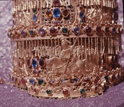 Votive crown of Menelik II, dedicated after the Ethiopian victory over the Italian invasion in 1896