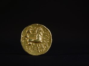 Gold coin of the Aulerci Cenomani ofthe Le Mans region