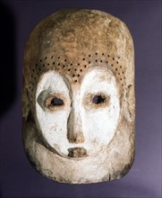 Helmet mask used by the Ngongtang society in anti witchcraft rituals