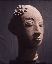 Among some southern Akan groups it was customary to honour the memory of members of the royal lineage by erecting clusters of fired clay heads representing the dead man and his retainers