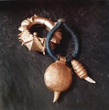 Armlet and bracelet belonging to the Asantehene of Kumasi