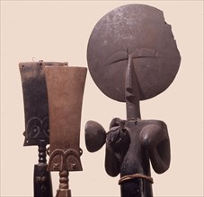 These dolls, known as Akuaba, were carried by girls and young women both to promote their fertility and as symbols of the beauty hoped for in their children