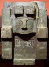 Sculpted stela representing the god Viracocha, a creator deity originally worshipped by the pre Inca