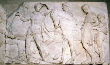 Slab from the north frieze of the Parthenon