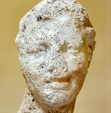 Statue found in a sunken Roman ship at Mahdia in Tunisia