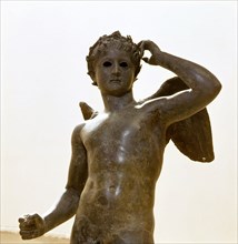 Statue found in a sunken Roman ship at Mahdia in Tunisia