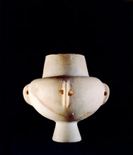 Cycladic vessel, belongs to the most common Grotta Pelos type, which is known as kandila (the modern Greek name for lamp)