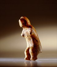 Small ivory image of an East Greenland man