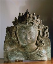 Repousse bust of Buddha Country of Origin: India