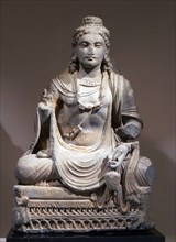 Statue of Maitreya, the Buddha of the Future, depicted as the Reassuring Maitreya
